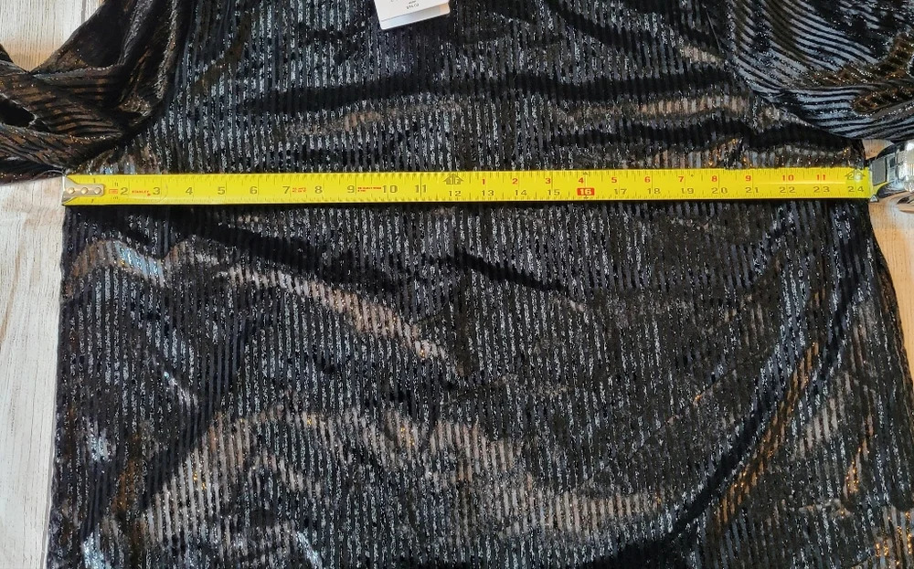 Gibson Latimer Black •Size XL• Event Holiday Black Flattering Top •New w/Tag• - Picture 9 of 9